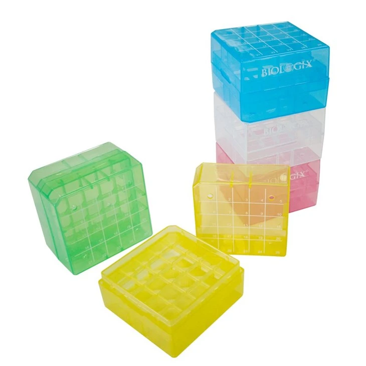 100 Well PP Cryogenic Box Hinged Lid