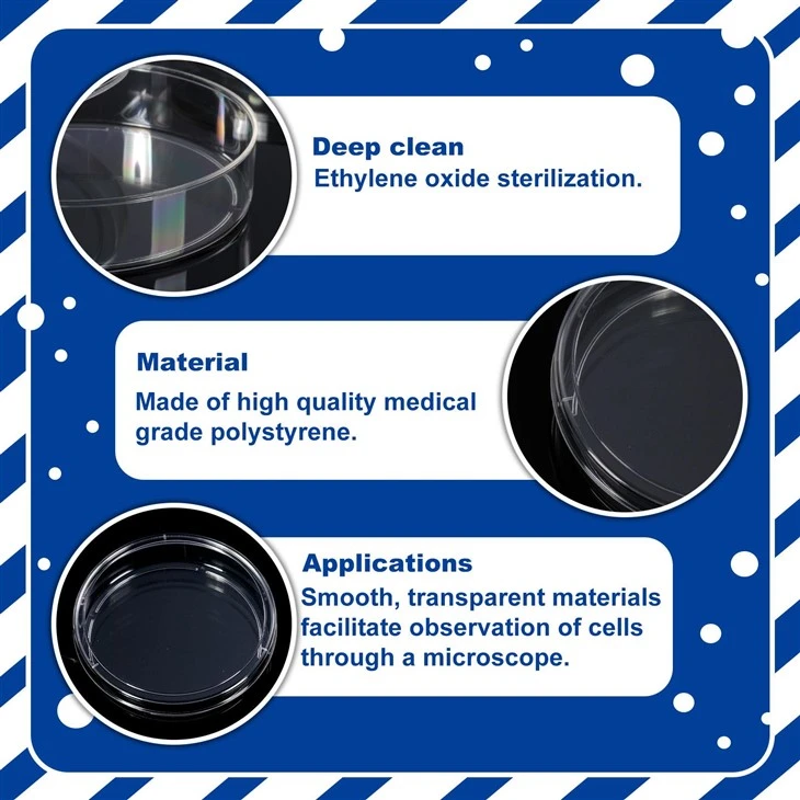 China High Quality Biochemicals Petri Dishes For Lab/hospital